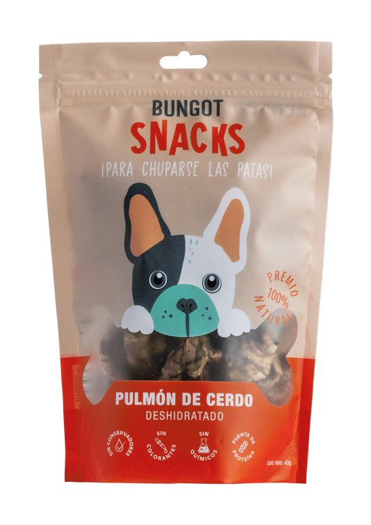 Snack Pulmón de Cerdo Para Perro
