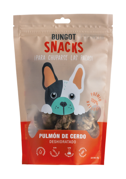 Snack Pulmón de Cerdo Para Perro